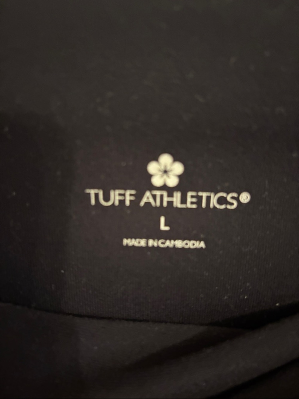 Tuff Athletics Black Cropped High-Rise Pocket Leggings - Picture 2 of 3